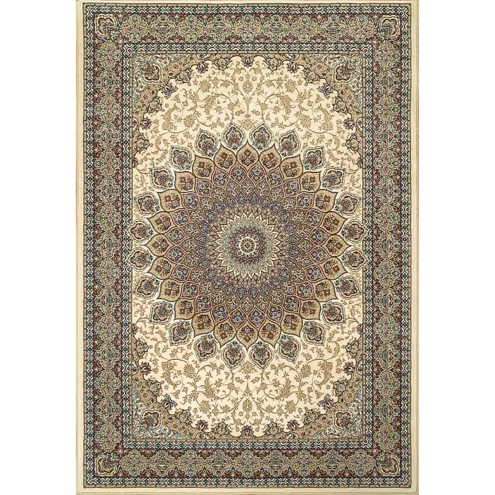 Dynamic Rugs 57090-6484 Ancient Garden 2 Ft. X 3.11 Ft. Rectangle Rug in Ivory